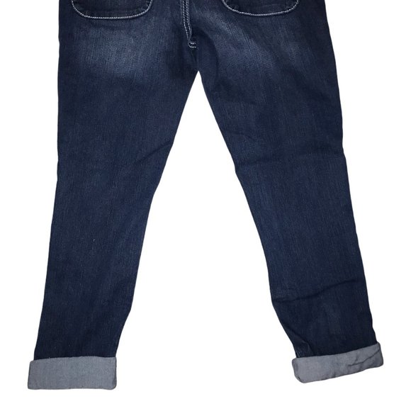 Seven7 Dark Wash Skinny Cuffed Capris 8 25 - Picture 10 of 10